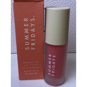 Summer Friday’s Dream Lip Oil - PINK CLOUD - 4.5 mL - NEW in box